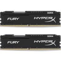 KINGSTON 16GB (2x8GB) HyperX FURY Black DDR4 3200MHz CL18 1.2V Dual Kit Ram - 1